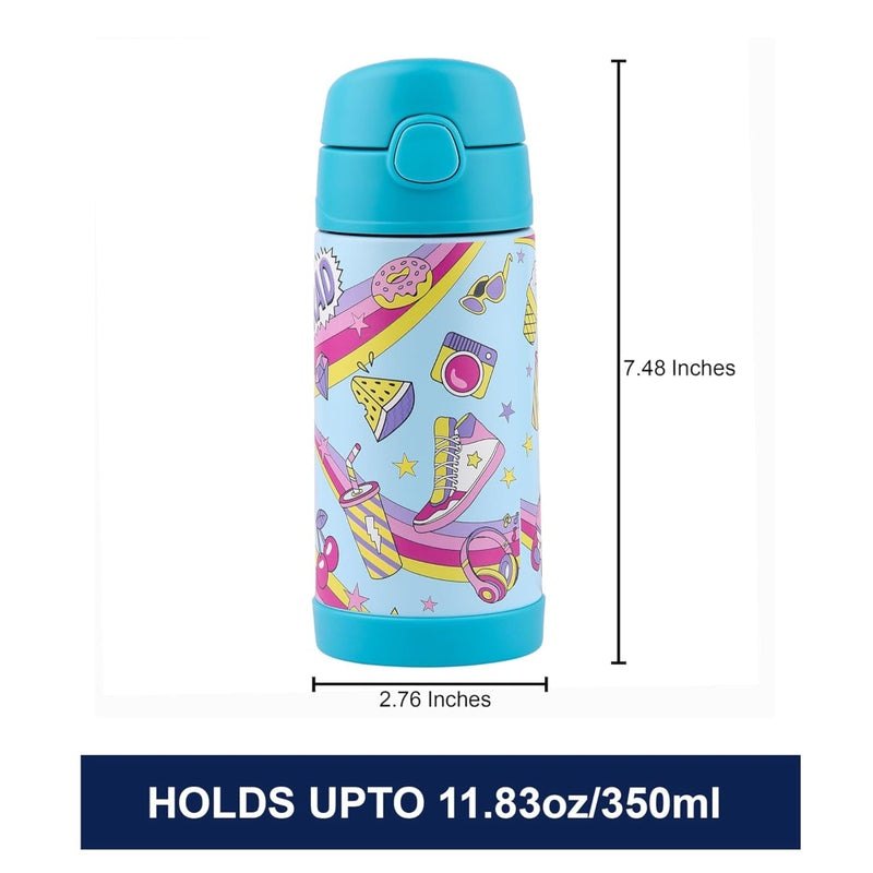 ONS KIDS Stainless Steel Water Bottle for Kids -(350ml)