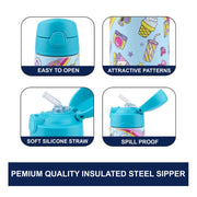 ONS KIDS Stainless Steel Water Bottle for Kids -(350ml)