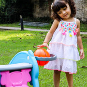 Ok Play 3 in 1 Slide Along With Rocker & Basket Ball