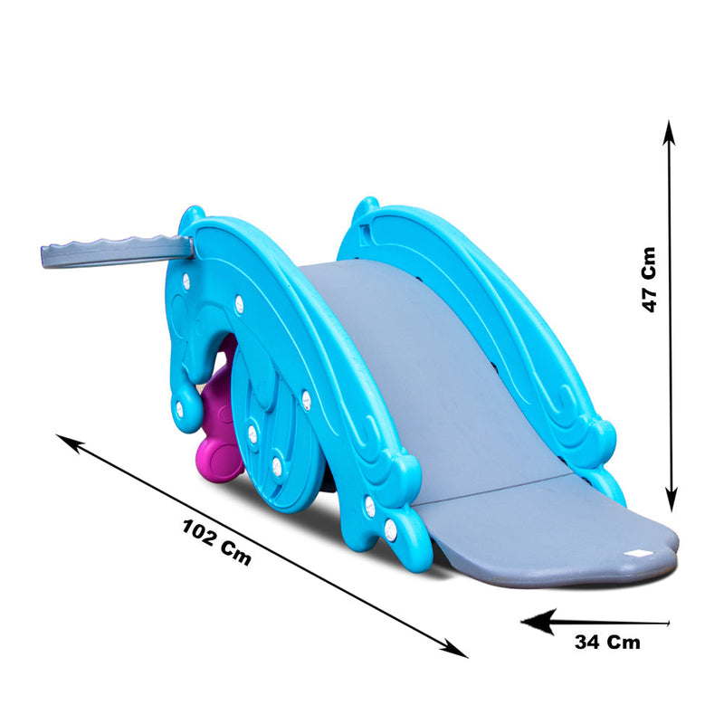 Ok Play 3 in 1 Slide Along With Rocker & Basket Ball