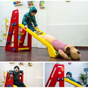 Ok Play Baby Slide Senior - Yellow/Red