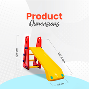Ok Play Baby Slide Senior - Yellow/Red