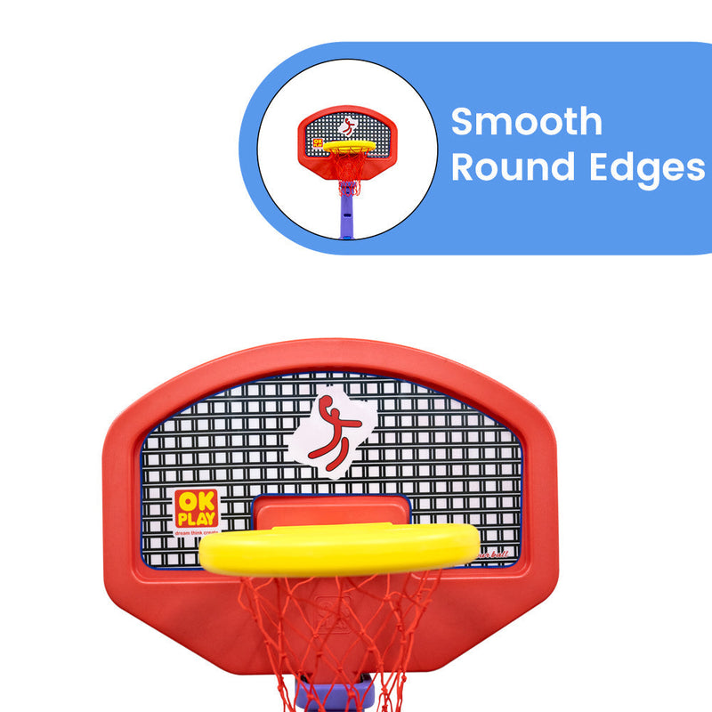 Ok Play Basket Ball Ring Yellow