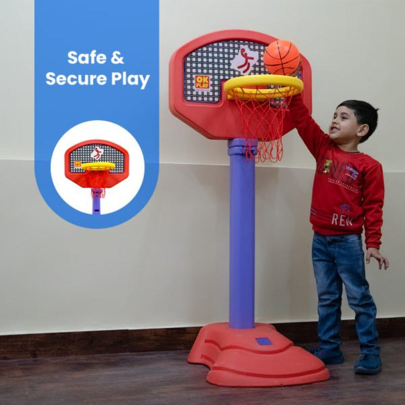Ok Play Basket Ball Ring Yellow