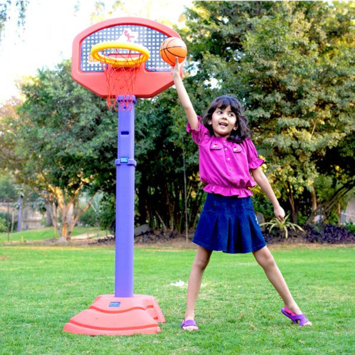 Ok Play Basket Ball Ring Yellow-Outdoor Toys-Ok Play-Toycra