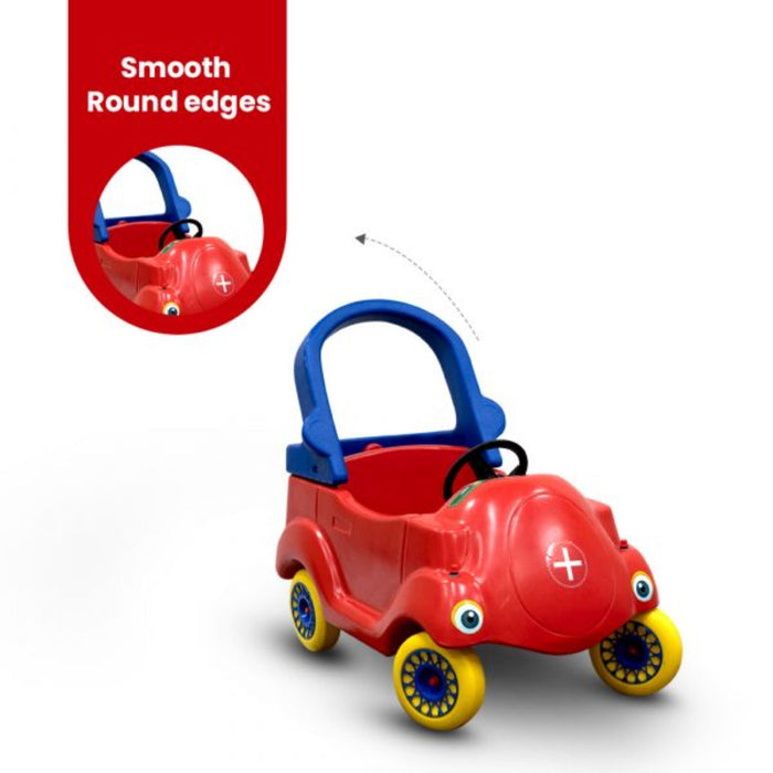 Ok Play Coupe Car - Red-Ride Ons-Ok Play-Toycra