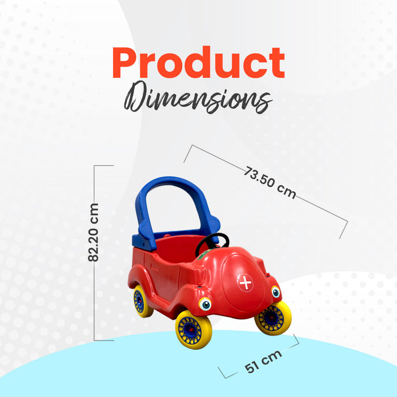 Ok Play Coupe Car - Red