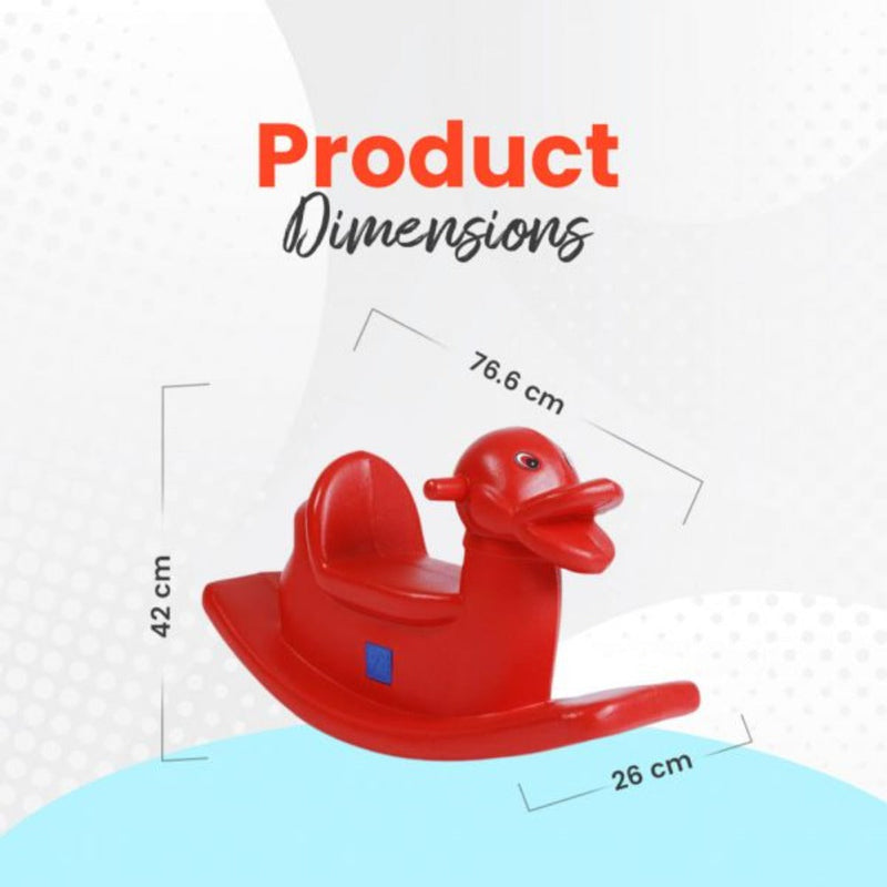 Ok Play Duck Rocker - Red
