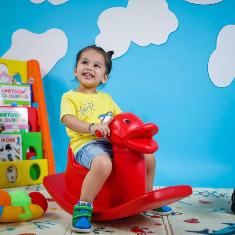 Ok Play Duck Rocker - Red