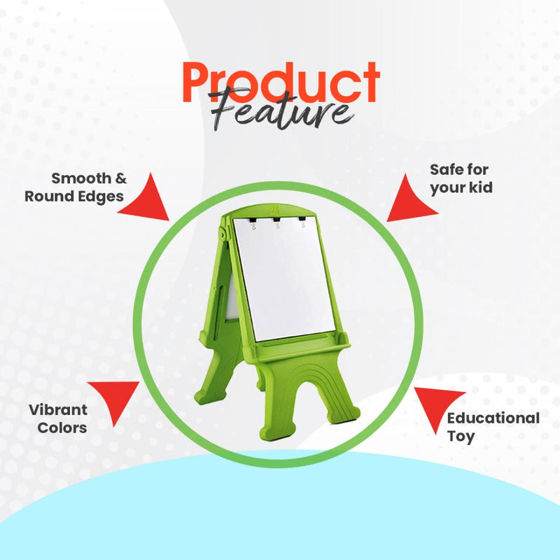 Ok Play Easel Grand - Parrot Green