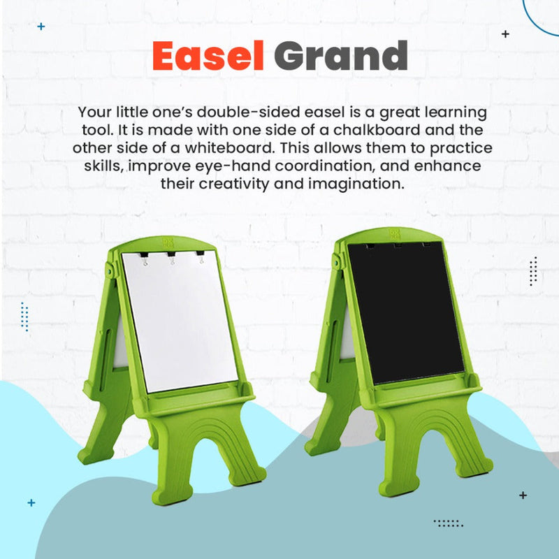 Ok Play Easel Grand - Parrot Green