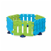 Ok Play Play Pen New -Green and Sky Blue