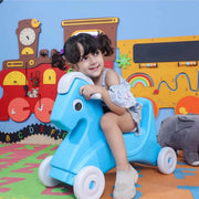 Ok Play Zoozi 2 in 1 Ride On Rocking Horse Blue