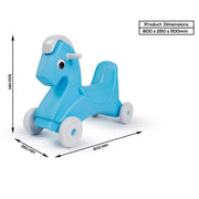 Ok Play Zoozi 2 in 1 Ride On Rocking Horse Blue