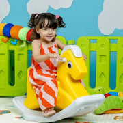 Ok Play Zoozi 2 in 1 Ride On Rocking Horse Yellow