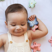 Oli & Carol Blues the Butterfly Mini Baby Teether