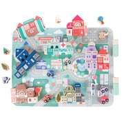 Open Ended 115 Pieces Wooden City Building Blocks