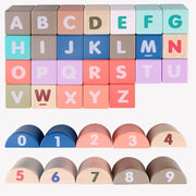 Open Ended 115 Pieces Wooden City Building Blocks