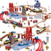 Open Ended 117 Pcs Busy Port City Train Set-Vehicles-Open Ended-Toycra