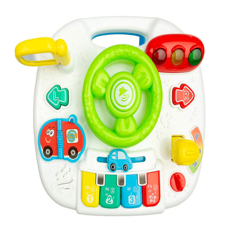 Open Ended 2-in-1 Baby Activity Table – Musical Learning Toy with Lights & Sounds