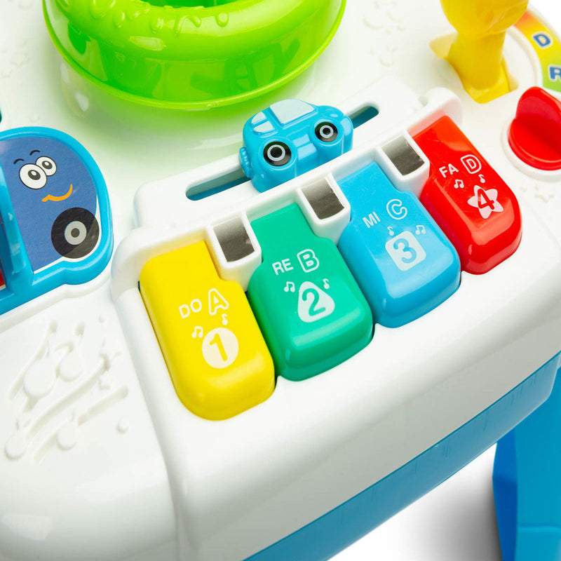 Open Ended 2-in-1 Baby Activity Table – Musical Learning Toy with Lights & Sounds