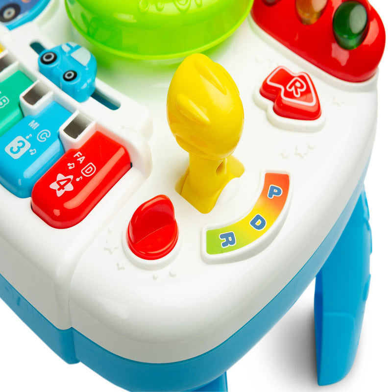 Open Ended 2-in-1 Baby Activity Table – Musical Learning Toy with Lights & Sounds