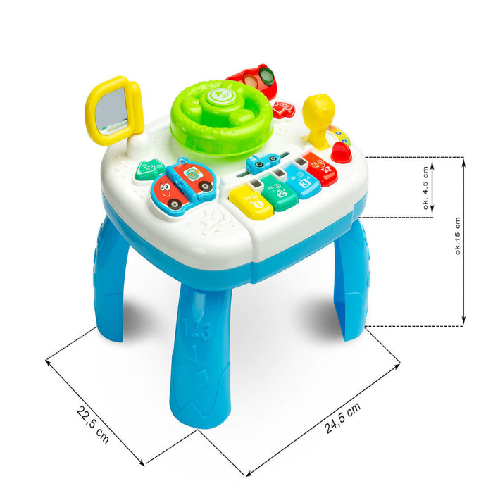 Open Ended 2-in-1 Baby Activity Table – Musical Learning Toy with Lights & Sounds-Musical Toys-Open Ended-Toycra
