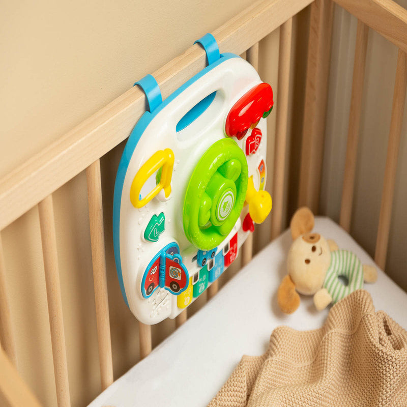 Open Ended 2-in-1 Baby Activity Table – Musical Learning Toy with Lights & Sounds