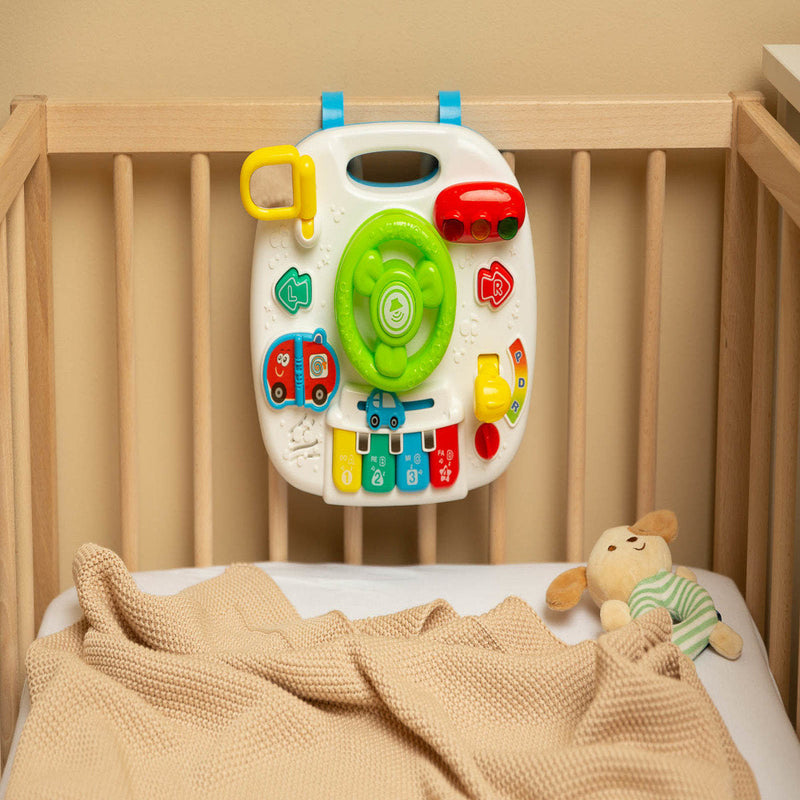 Open Ended 2-in-1 Baby Activity Table – Musical Learning Toy with Lights & Sounds