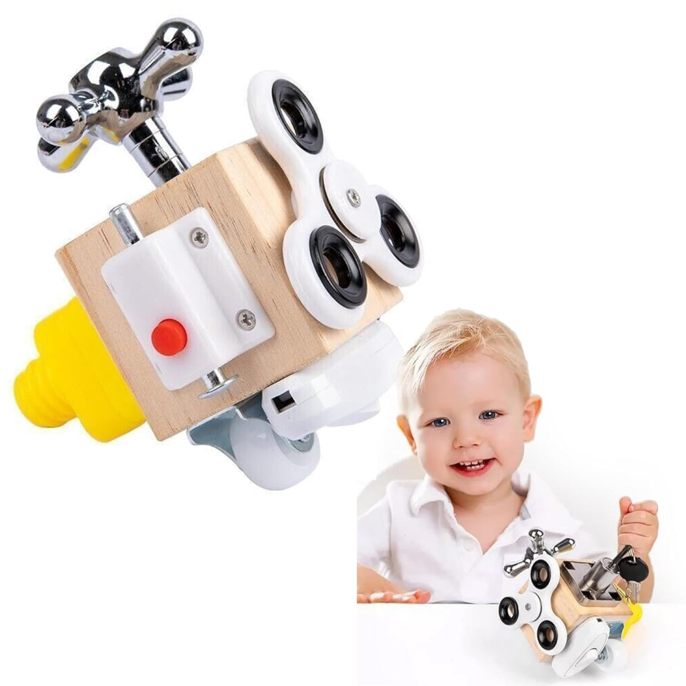 Open Ended 7-in-1 Montessori Busy Cube