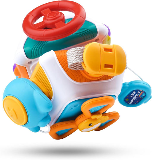 Open Ended 9 in 1 Montessori Tinker Activity Cube-Learning & Education-Open Ended-Toycra