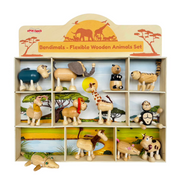 Open Ended Bendimals - Flexible Wooden Animals (Each Sold Separately)