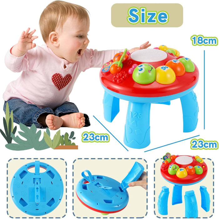 Open Ended Caterpillar Learning Table-Musical Toys-Open Ended-Toycra