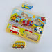 Open Ended Chunky Puzzle New Design - Vehicles-Puzzles-Open Ended-Toycra