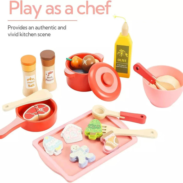 Open Ended Cookware Playset -12pcs-Pretend Play-Open Ended-Toycra