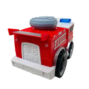 Open Ended Crash Stunt Car - Fire Truck