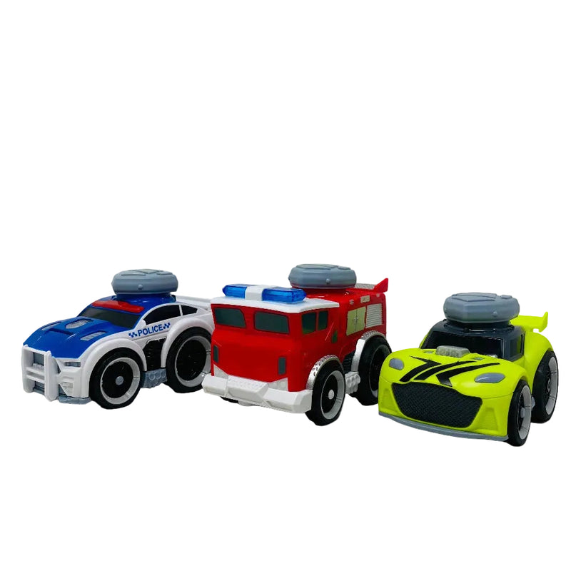 Open Ended Crash Stunt Car - Fire Truck