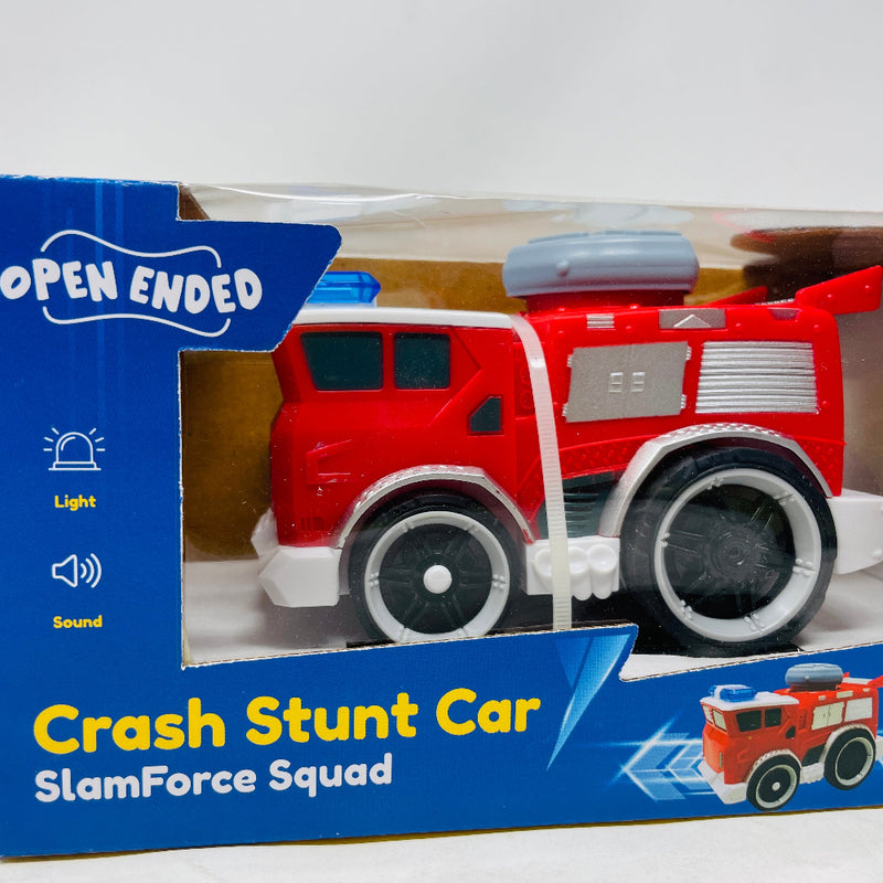 Open Ended Crash Stunt Car - Fire Truck