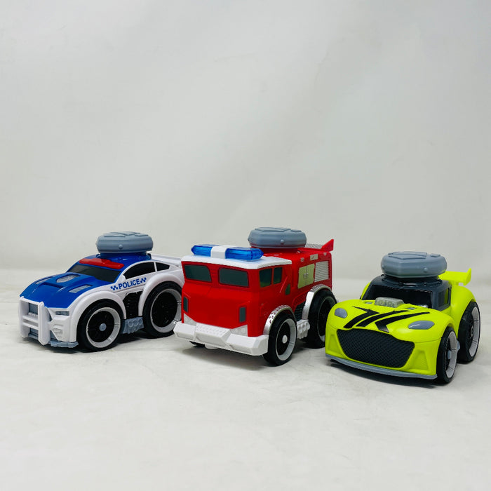 Open Ended Crash Stunt Car - Fire Truck-Vehicles-Open Ended-Toycra