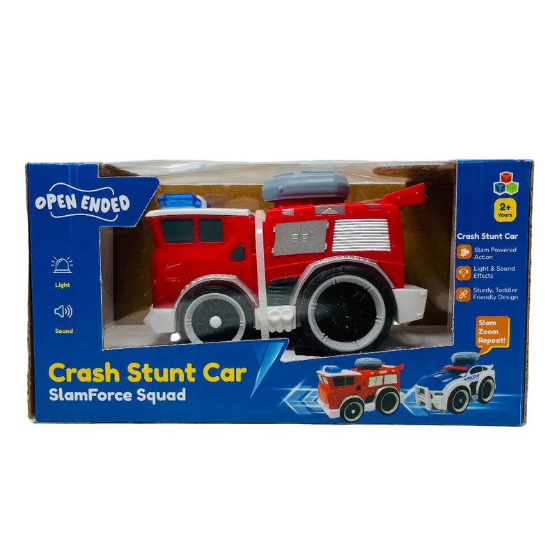 Open Ended Crash Stunt Car - Fire Truck