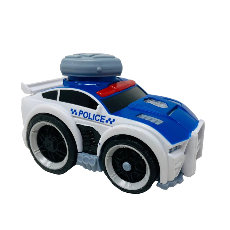 Open Ended Crash Stunt Car - Police Car