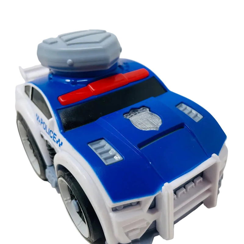 Open Ended Crash Stunt Car - Police Car