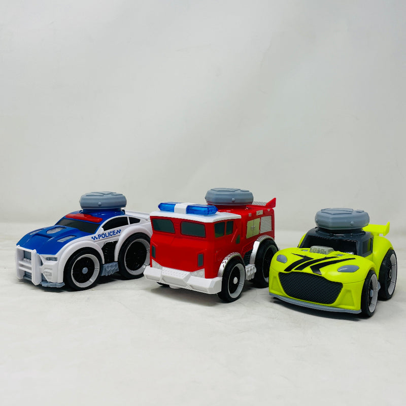 Open Ended Crash Stunt Car - Police Car