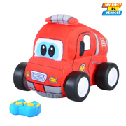 Open Ended Cuddle Wheels Fire Truck Plush Remote Control Car
