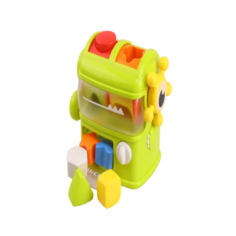 Open Ended Dino Feeder - Montessori Sensory Shape Sorter