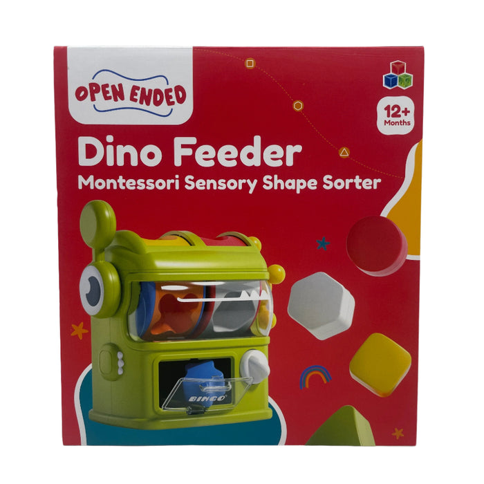 Open Ended Dino Feeder - Montessori Sensory Shape Sorter-Learning & Education-Open Ended-Toycra