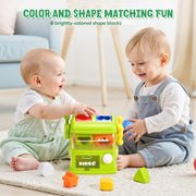 Open Ended Dino Feeder - Montessori Sensory Shape Sorter