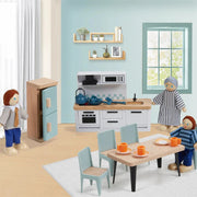Open Ended Dollhouse Furniture Set - Blue
