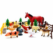 Open Ended Farm Animals Playset - 30 Pcs