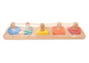 Open Ended First Jumbo Knob Wooden Shape Puzzle